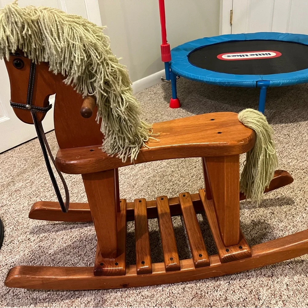 VINTAGE ROCKING HORSE - Picture 2 of 2